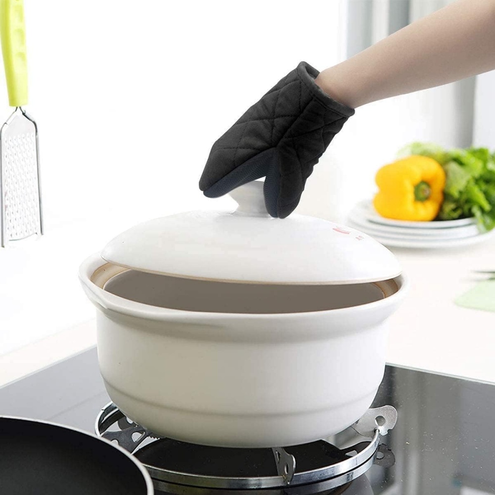 ถุงมือกันความร้อน 500 ° ถุงมือ - Oven Mitt Silicone บทวิจารณ์และราคา