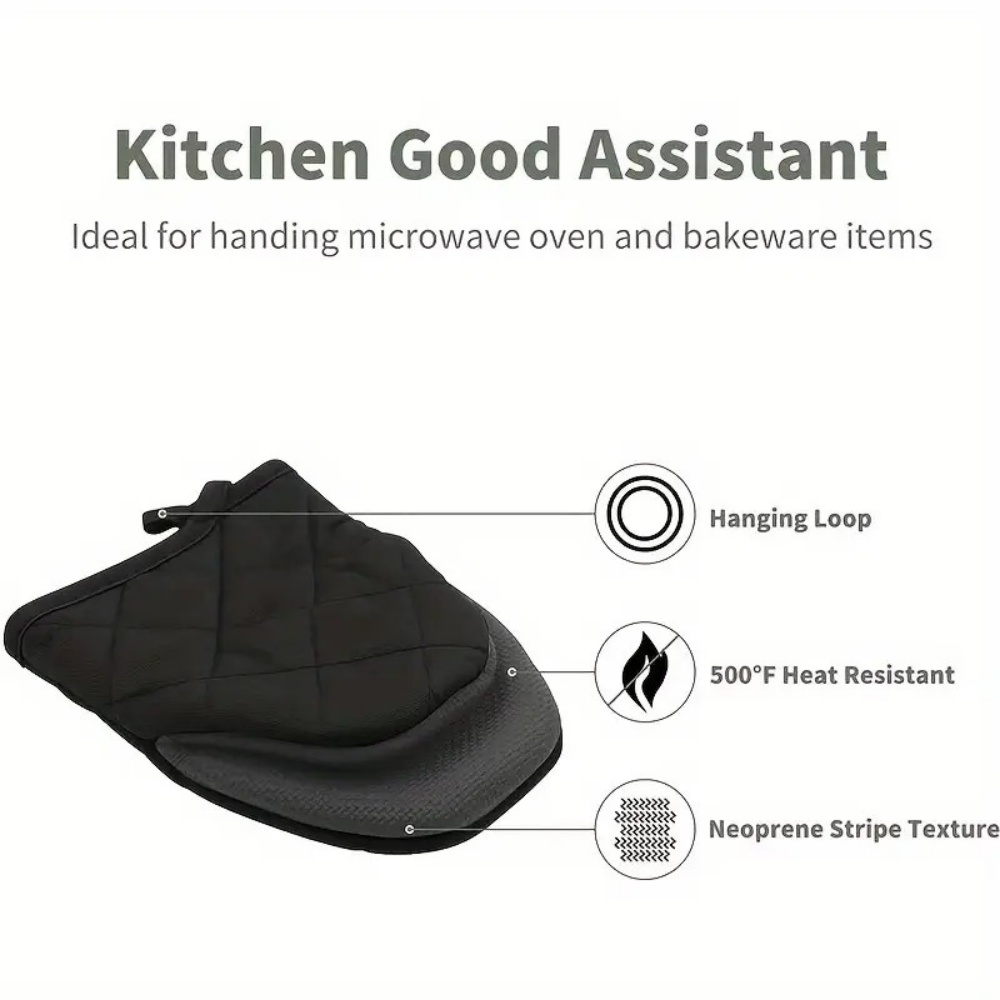 ถุงมือกันความร้อน 500 ° ถุงมือ - Oven Mitt Silicone บทวิจารณ์และราคา