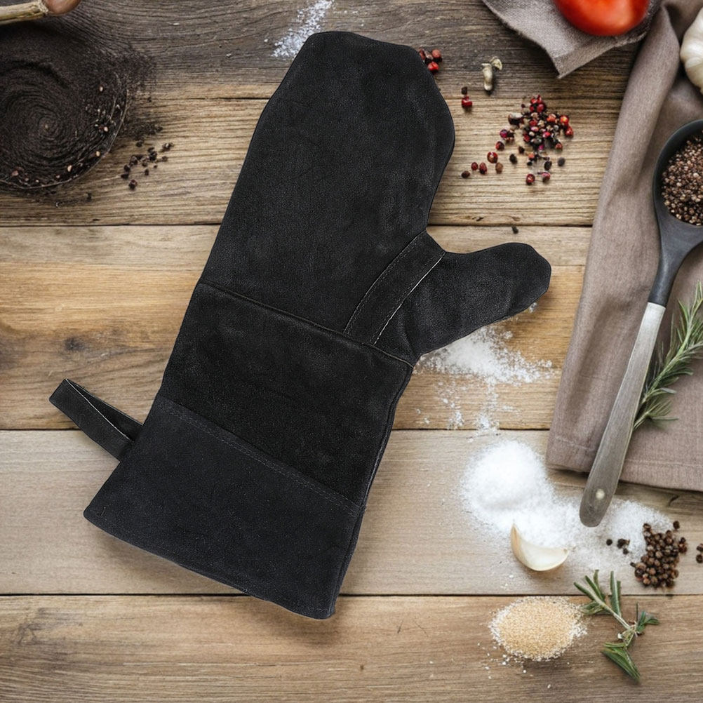 ถุงมือกันความร้อนสีดำ 3 ชิ้น ด - Heat Resistant Glove บทวิจารณ์และราคา