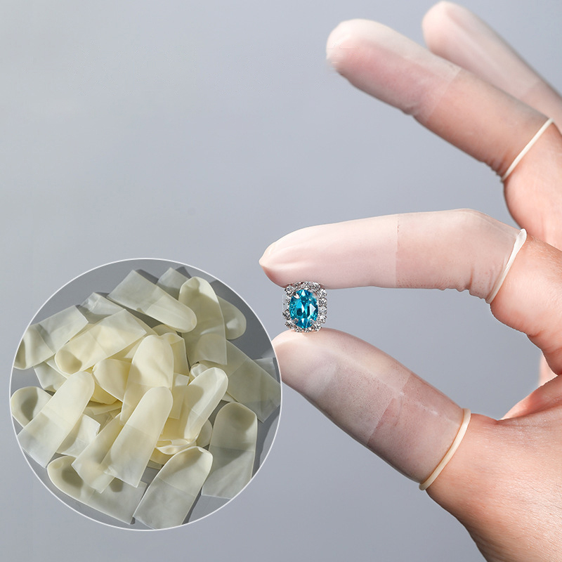 ปลอกนิ้วยางแบบใช้แล้วทิ้ง 50 ช - Latex Disposable Glove บทวิจารณ์และราคา